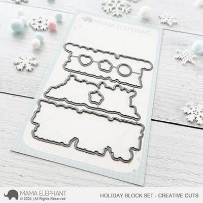 Mama Elephant Creative Cuts - Holiday Block Set